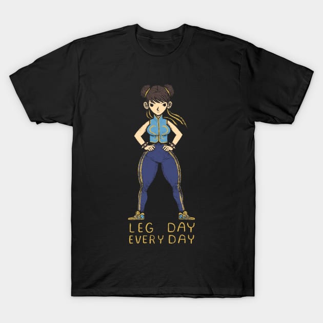 leg day every day T-Shirt by Louisros